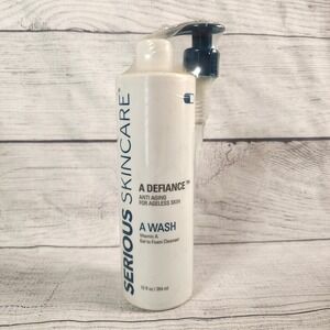Serious Skincare A Defiance A Wash Vitamin A Gel to Foam Cleanser 12 fl oz